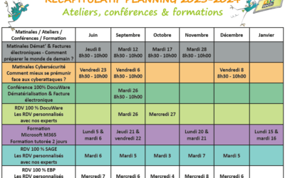 Planning Ateliers – Conférences – Formations
