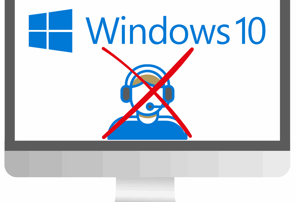 Fin de support de Microsoft Windows 10 